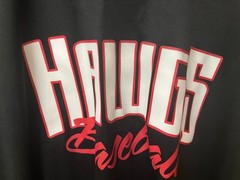 ALLESON ATHLETIC Hawgs Baseball Short Sleeve Shirt Large