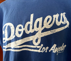 Classic Majestic LA Dodgers Royal Blue Men’s Short Sleeve T-Shirt Size LGE