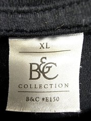 B&C Collection Mens T-Shirt Black Viking XL E150 Regular Fit
