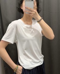 Uniqlo AIRism Crew Neck T-Shirt White Size XS