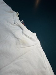 Vtg Chaps Ralph Lauren Single Stitch Pocket T Shirt Large Made In USA 90s Flaws
