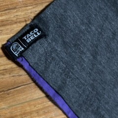 Taco Bell Work T Shirt Employee After Party Open Past Curfew Quote Grey Medium