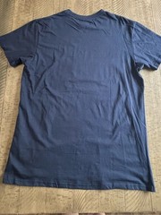 adidas Navy Blue Logo Short Sleeve Tee – XL