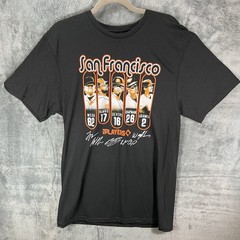 San Francisco Giants MLB Players T-Shirt Men’s Medium Black Graphic Baseball Tee