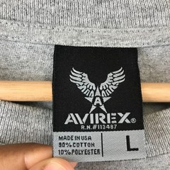 Avirex Classics Graphic T-Shirt Mens Large Gray Short sleeve
