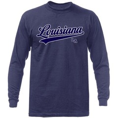 State of Louisiana Swoosh LA Graphic Long Sleeve