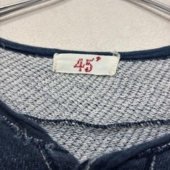 45R Excellent condition Henley neck sweatshirt long-sleeved T-shirt top L