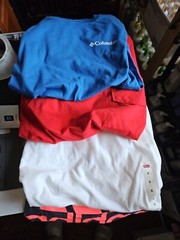 Mens 4pc Assorted Tee Shirts Columbia, Tommy Bahama, Levis & Adidas Size Small