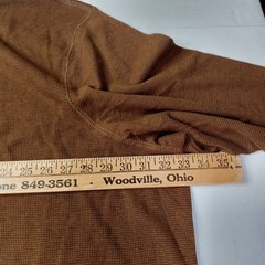 St. John’s Bay Long Sleeve Waffle Knit Thermal Shirt Men’s Size 5XLT Monk Brown