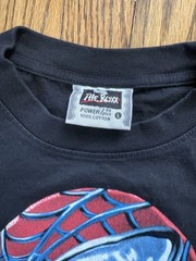 Vintage Spider-Man 2002 Tobey McGuire Movie promo T-Shirt Bootleg The Roxx Rare