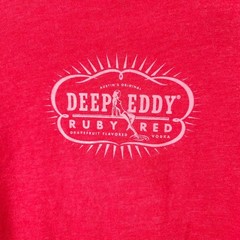 Deep Eddy Ruby Red T Shirt Mens Size Large Grapefruit Flavored Vodka