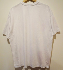 XL/2XL Vtg 90s White Blank Distressed Skate Punk Rock Single Stitch Boxy T-Shirt