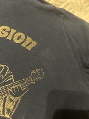 Men’s True Religion Black/Gold T-shirt Size Large See Pics