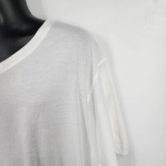 Left Coast Tee Men’s Cotton Short Sleeve Crew Neck Tee in White Size XXL