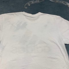Adidas T Shirt Mens Large White Logo Short Sleeve Outdoor Travel Pullover Tee