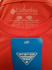 New Men’s 2XL Columbia Performance Fishing Gear PFG Offshore Slam Red T-Shirt