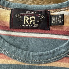 RRL Double R Ralph Lauren Striped Pocket T-Shirt Summer SS Men’s Small