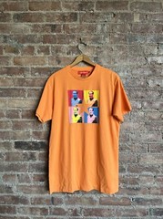 Shanghai Tang Men’s Mao Tee, Sz Large, Bright Orange 100% Cotton
