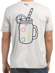 New Puma Cloudspun ARNOLD PALMER DrinksT-Shirt GOLF Umbrella High Rise Gray XXL
