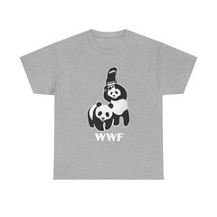Panda Wrestling Hardcore Chair Tee | Playful Panda Illustration T-Shirt
