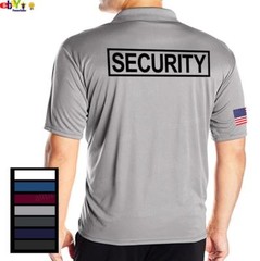 NEW MEN’S PRINTED GRAPHIC DESIGN SECURITY DRIFIT GIFT ATHLETIC SPORTSWEAR POLO