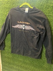 – T-shirt 2002 Motorcycle Rally Laconia New Hampshire Large Small Hole As Shown