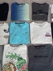 Hollister Brand, Men’s Tee Shirts, Sz Small Clothing, Short Sleeve Bundle