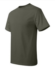 Hanes 5250 4XL 5XL Authentic Short Sleeve Men’s Cotton T-Shirt Fatigue Green