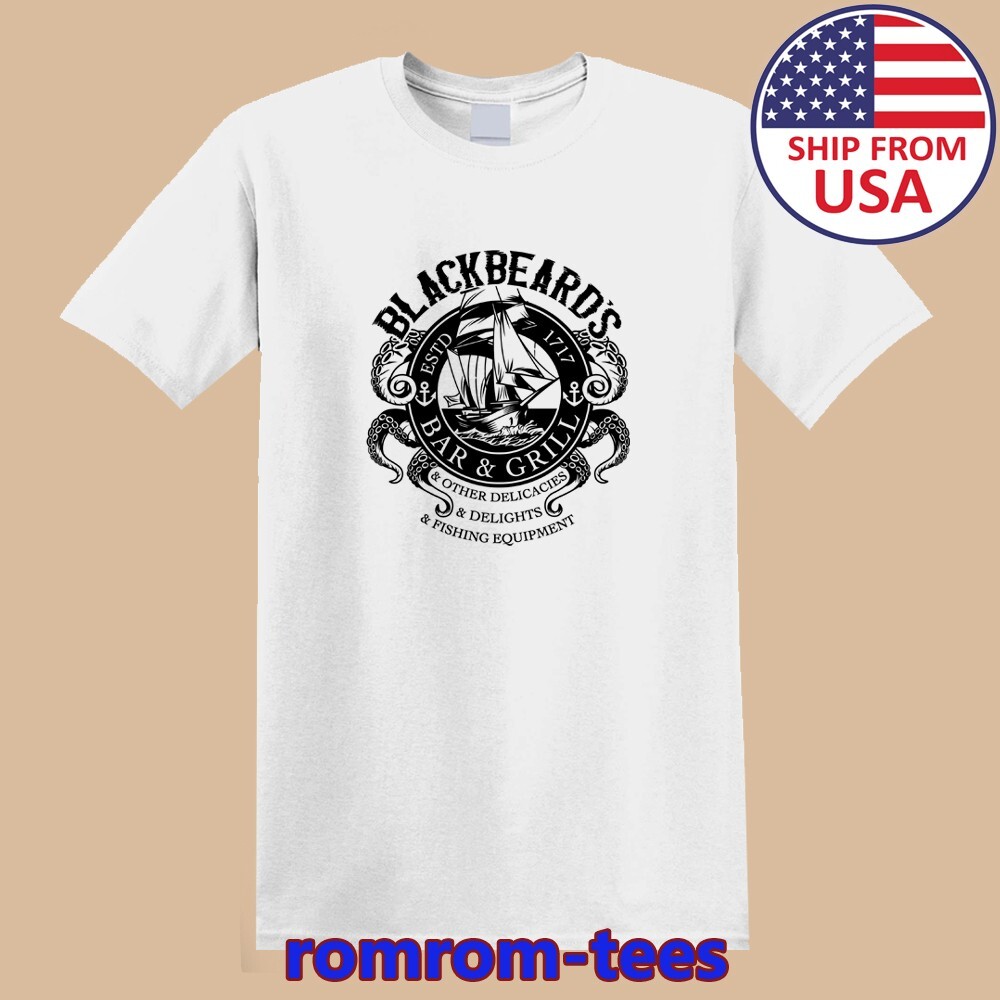 Our Flag Means Death OFMD Blackbeard’s Bar and Grill White Size S-5XL