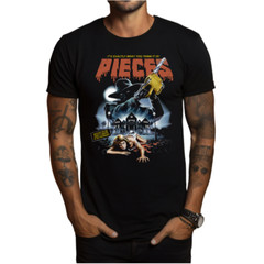 Pieces Horror Movie Shirt Black S-3XL