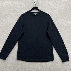 Eddie Bauer Shirt Mens Size Medium Long Sleeve Pullover Cotton Poly Blend Ribbed