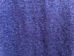 Fruit Of The Loom Men’s Marled Purple Cotton Polyester Blend Crewneck T-Shirt M