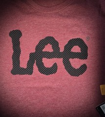 Men’s Lee crew neck t-shirt In Biking Red Size XLarge