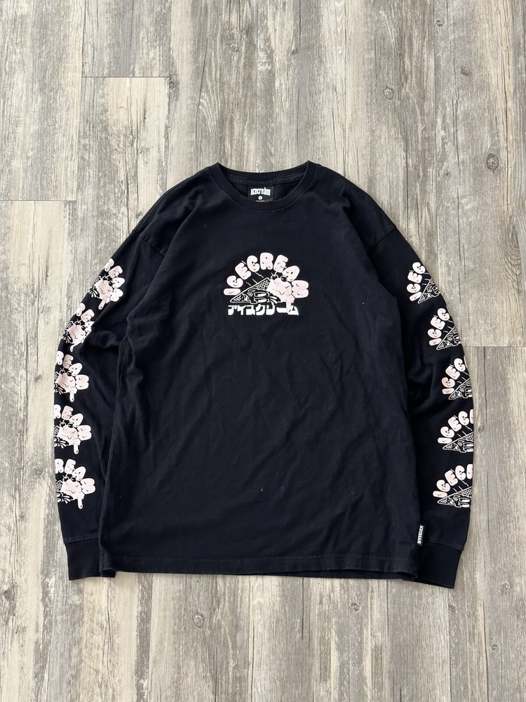 Vintage BBC Billionaire Boys Club Ice Cream Long Sleeve Shirt Sz S VTG RARE