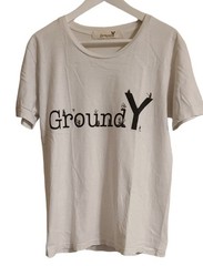 Ground Y Logo Print T Shirt Final Fantasy Brave Exvius White Size3 Mens