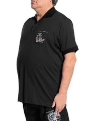 men’s short sleeve cotton polo shirt with collar PLUS SIZES from 2xl to 10xl