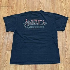 Jesus Men’s Shirt Black America It’s Time To Pray Eagle Scripture Size Large