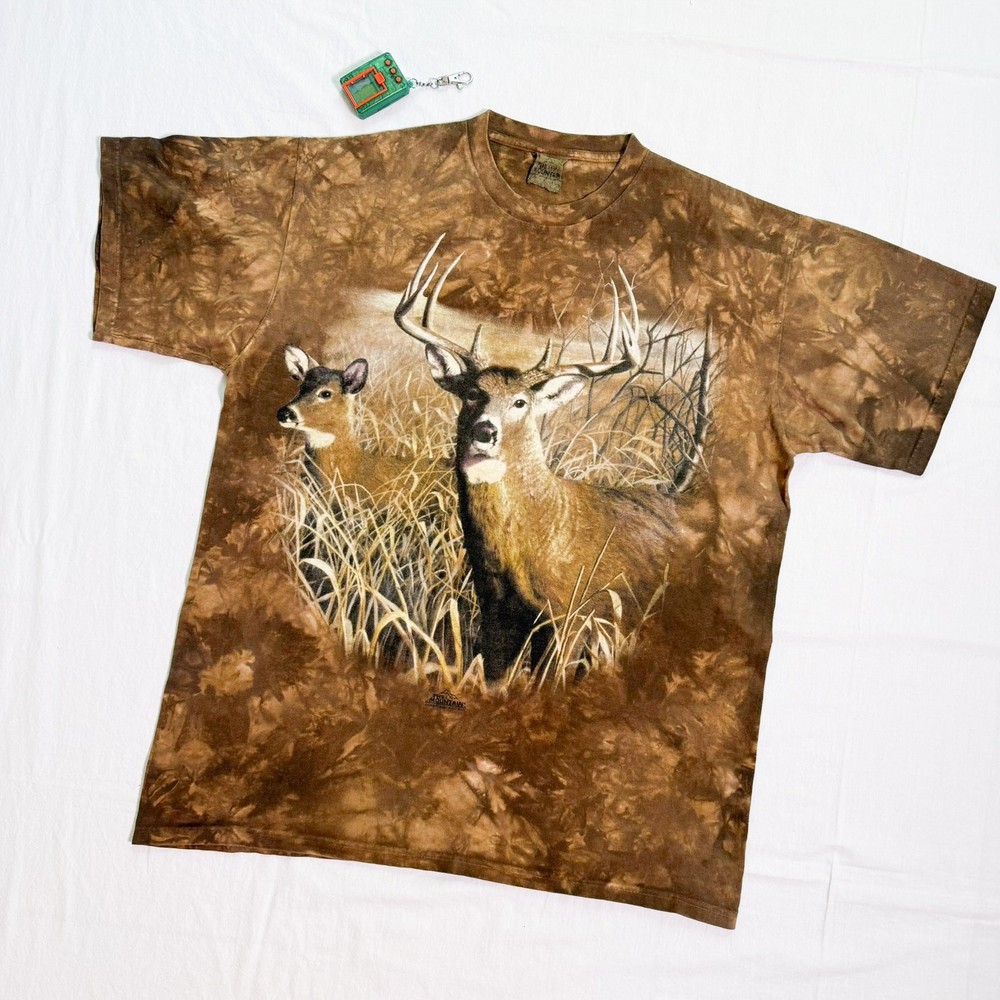 Vintage 90’s The Mountain Tie Dye Deer T-Shirt – XL