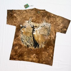 Vintage 90’s The Mountain Tie Dye Deer T-Shirt – XL