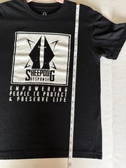 Sheepdog Response T-Shirt Mens Small Black Empowering People Protect Preserve