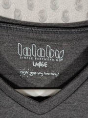 Lalabu Dad Shirt Men’s Large Gray Baby Carrier Kangaroo Pouch Newborn Infant