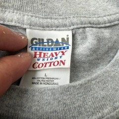 Vintage 90s army national guard “Hooah” Grey Size Large Tee Graphic
