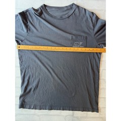 Vineyard Vines Mens Long Sleeve Pocket T-Shirt Gray Graphic Cotton XL fisherman