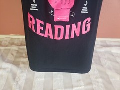 Psychic Reading T Shirt Adult Black Pink Palm Graphic Planets Elements Size M