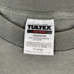 Vtg Tultex Olive Green XL Shirt Live2Play.com Skier Back Graphic Mountain Y2K