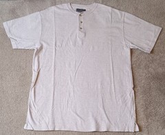 Vintage John Ashford Adventure Men’s Medium Cotton Light Beige Shirt