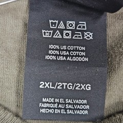 Hanes Beefy-T Blank T-Shirt 2XL Olive Green Heavyweight 100% Cotton Men’s 2X