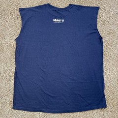 Vintage AND1 Basketball Muscle Shirt Size XXL Sleeveless Navy Blue Made In USA