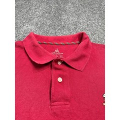 Disney Park Men’s Red T-Shirt Short Sleeve Collared Neck Size L