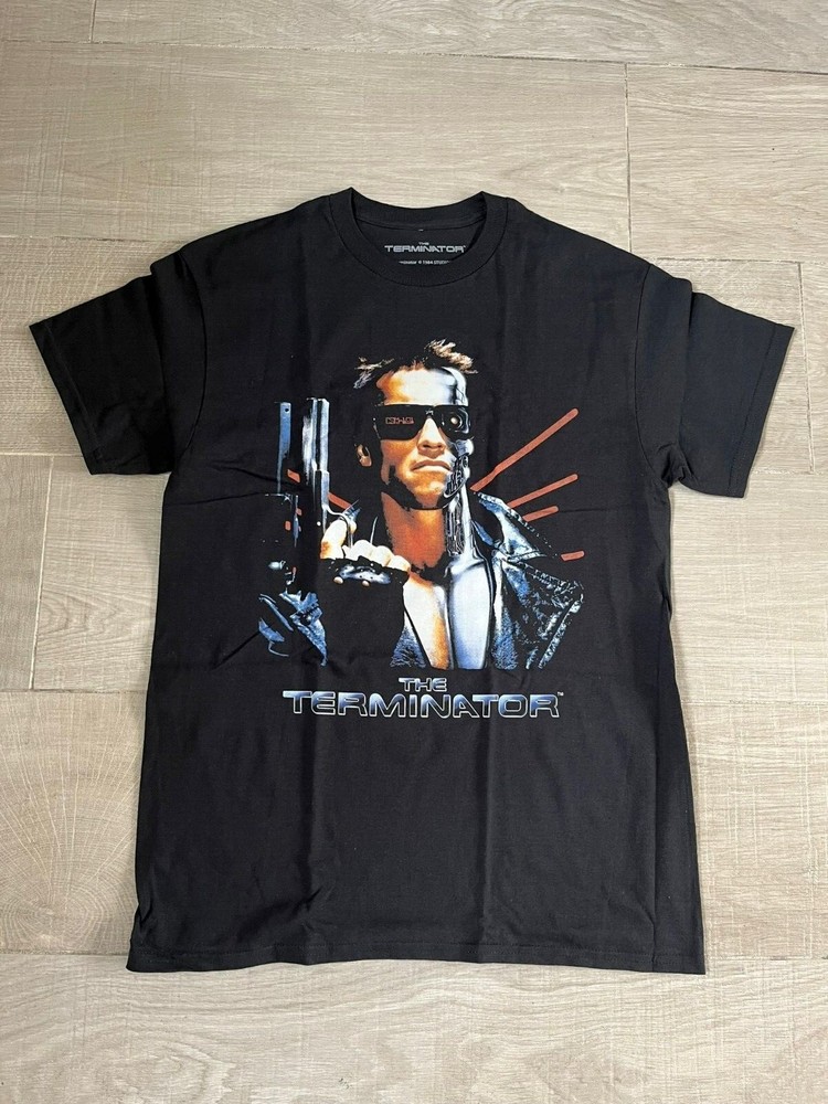Official The Terminator Movie Poster Arnie T-Shirt Sizes S/M/L/XL/XXL